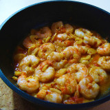 Crispy shrimps Mediterranean style...