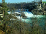 The largest waterfall in Europe from the train window.
