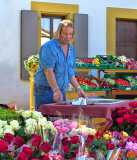 Monsieur Cosandier, the flower vendor...