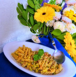 Too many flowers feel like eating fusilli...