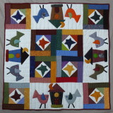Annies quilt, 40 x40, 2007