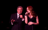 Tony Bennett with his daughter Antonia