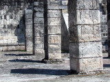 colonnes du temple des guerriers