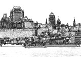 dessin du profil de la ville
