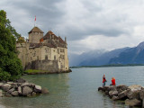 le chteau de Chillon du petit port