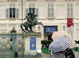 Palazzo Reale et parapluies