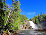 la chute Neigette et sa passerelle