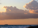 fond clair sur la mer