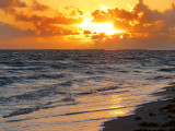 La plage de Varadero à l'aube
