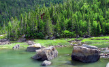 Baie des rochers et les rochers