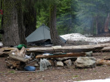 Campsite at Campbell lake