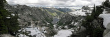 Mirror and Sapphire Lakes from Kalmia Lake Arete