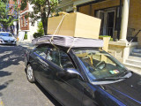 Here is the Honda with a full load, almost, a chair has to go on top of all this...