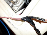 Previous Owners Idea of Fixing A Wire
