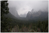 Yosemite valley first snow