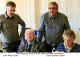 Bill & Marjorie 60th Wedding Anniversary with sons John & David, 2011