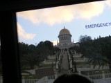 As our bus went by the main shrine for the Bahai religion in Haifa, Israel.