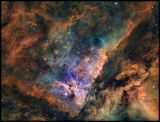Eta Carina - Keyhole nebula