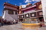 Outside Jokhang temple, Lhasa