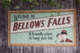 Bellows Falls welcome sign