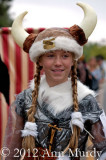 Angelina Miller dressed as a Viking