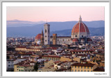 Giotto and Basilica of Saint Mary of the Flower: View from Piazzale Michelangelo