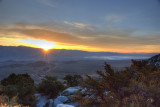 Sunrise over Owens Valley 