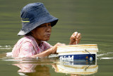 Lady fishing