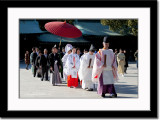 A Shinto Traditional Wedding Procession at Meiji Shrine/Temple