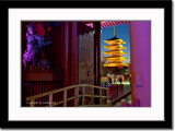 Brightly Lit Pagoda Viewed Through The Second Heavenly Gate