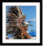 Profile of Aztec Dancer