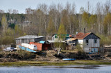 Dachas on Svir River