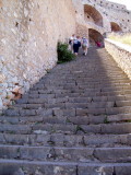 mala czesc 900 schodow wiodocych do Zamku Palamidi/ part of the 900 steps to the Palamidi Castle