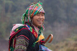 Black Hmong girl near Sa Pa