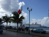 Carnival ship anchored @ Cozumel
