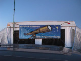 Grants Pass Astronomers banner on Dennis and Dianns trailer