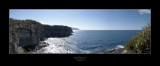 Tasman Peninsula coastline from the Waterfall Bay track