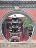 Temple at entrance to Mt. Huashan, Xian