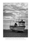 Aldeburgh England - Fishing Boat on Beach