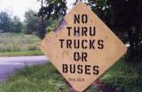 No Thru Trucks or Buses (New Canaan, CT)