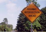 Highway Intersection Ahead (Karnack, TX)