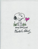 Original drawing of Snoopy