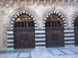 Stonework inside the Ulu Cami.  I would love to photograph the beautiful tile in the mihrab, but men were praying there.