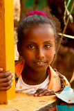 A little girl at one of the places we stopped for lunch.