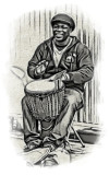The Bongo drummer