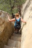 Decending to the Cliff Palace