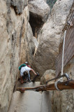 Steep climb