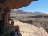 Erich under Plateau Point