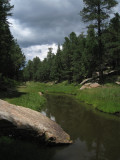 Stream below the dam