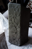 Hand built 5 sided pot